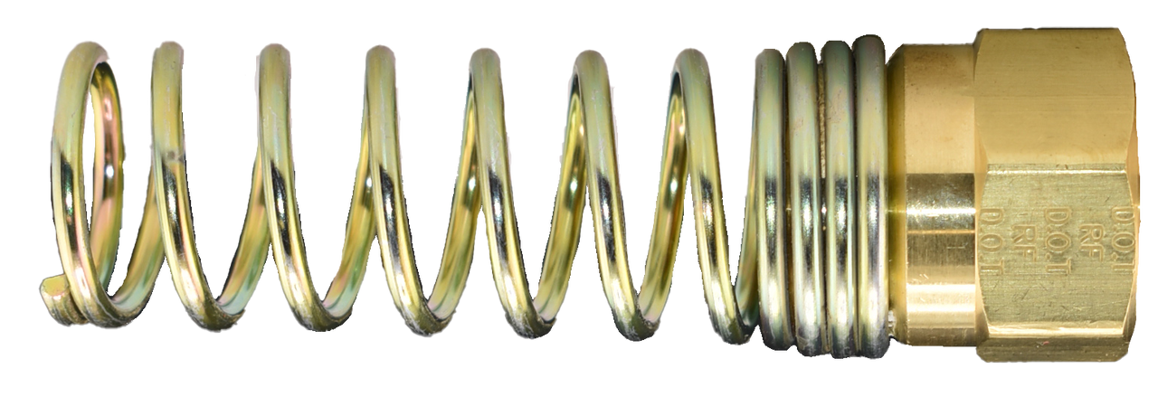 371A, Air Brake Hose End Spring Guard and Nut, For use with J1402 Air Brake Hose