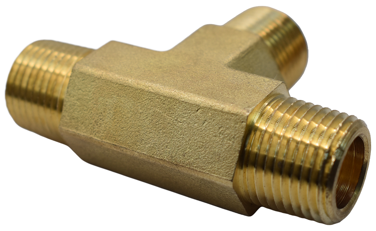 Brass Fitting, Male Pipe Tee, T12 Series