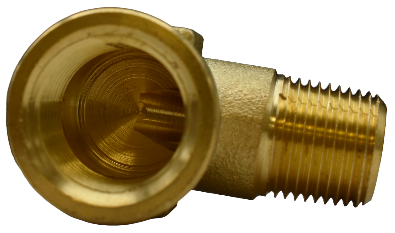 Brass Pipe Fitting, 90° Street Reducing Elbow, FPT X MPT, 128AF Series