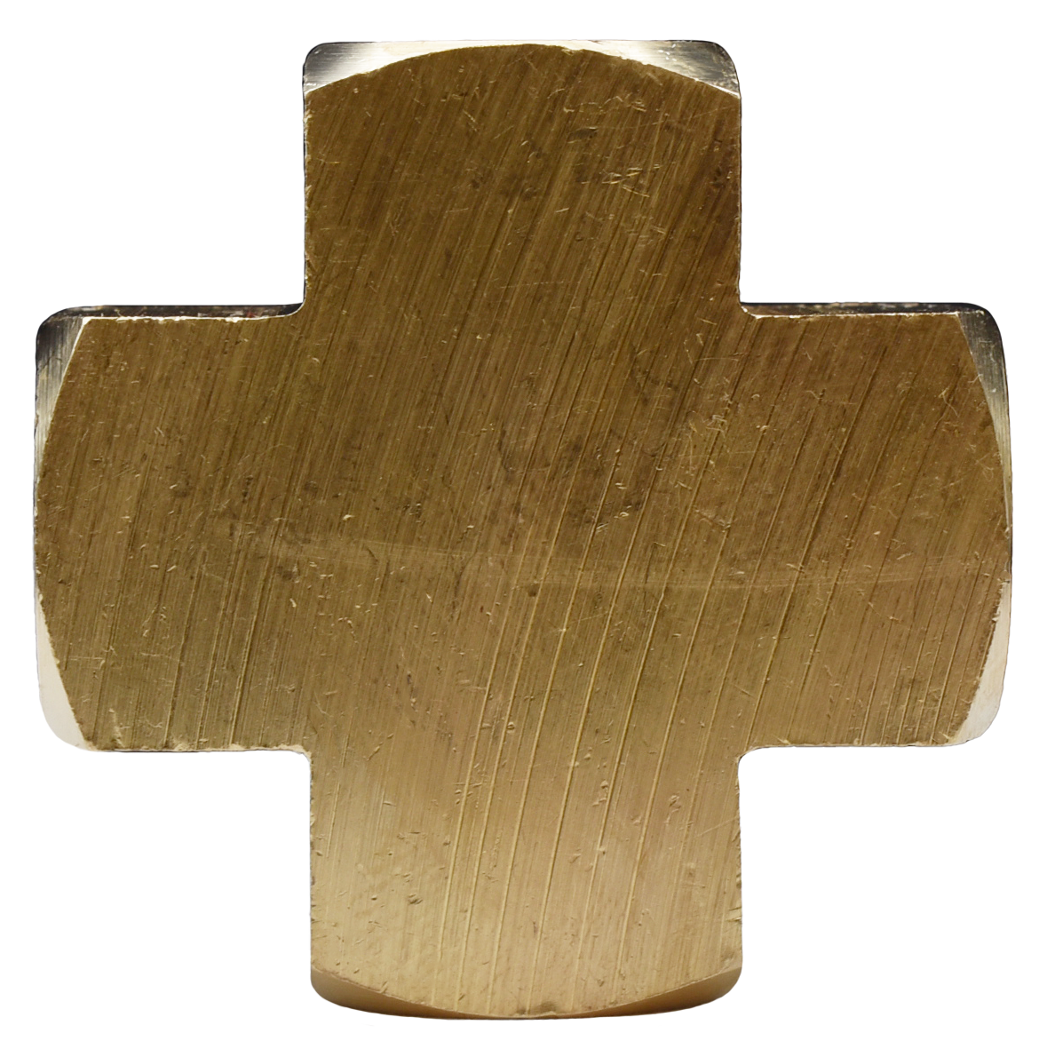 Brass Female Cross Tee, 102A Series