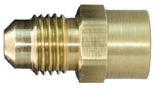 Brass Flare Fitting, Male Flare x Solder, US3 Series