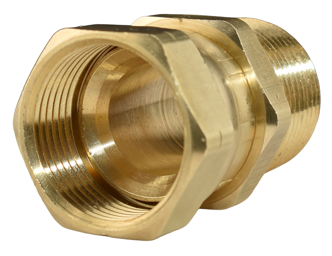 Brass Female Flare Swivel to Male Pipe Thread Fitting, 109 Series