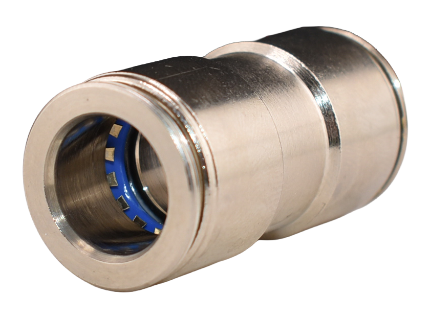 Nickel Plated Brass Push to Connect Union Fitting, 262PPNI