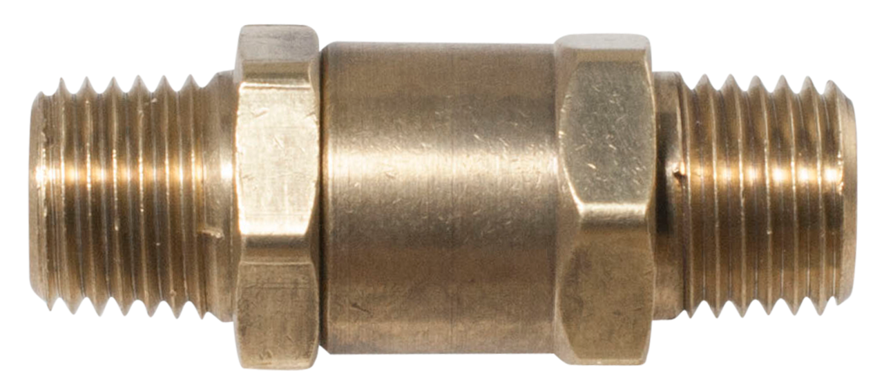 Brass Check Valve, Male Pipe Thread x Male Pipe Thread, 751CV Series