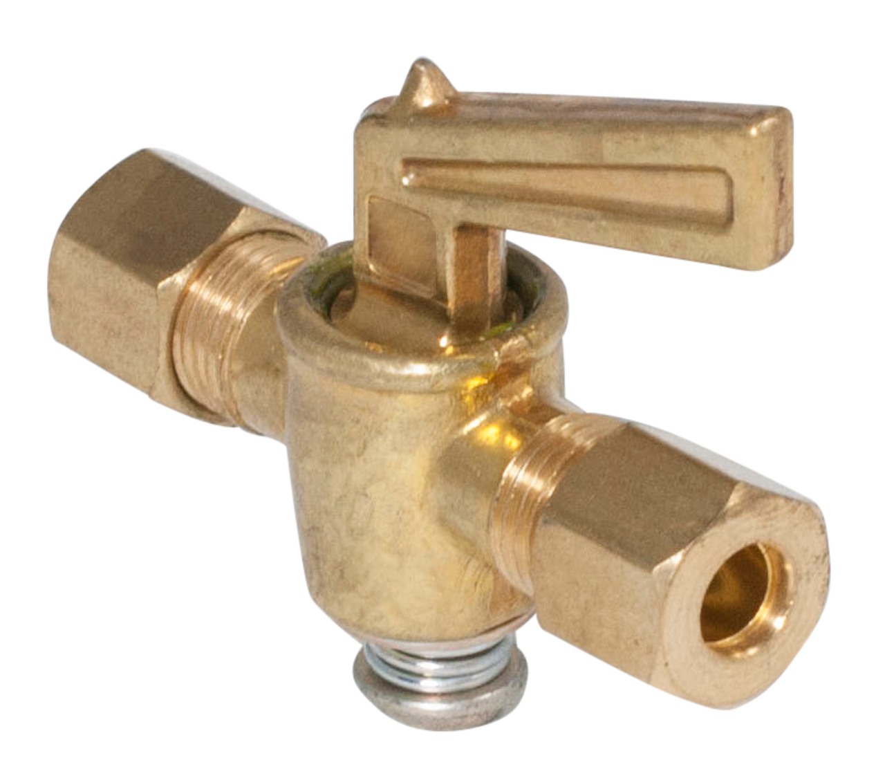 134C Series, Compression Spring Bottom Brass Valve