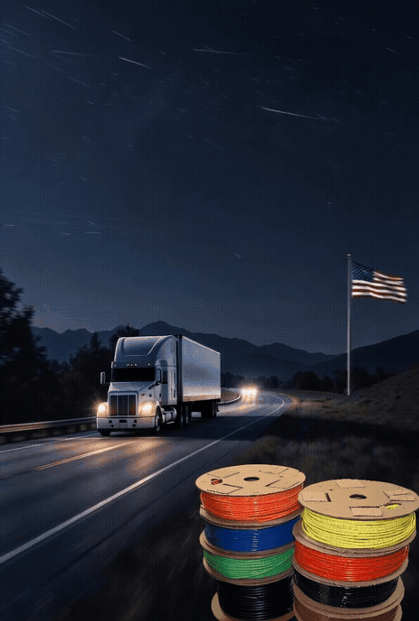 Nylon Air Brake Tubing, Made in the USA, For Pneumatic Air Brake Systems