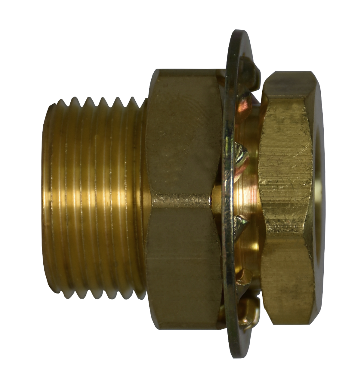 129A, Brass Bulkhead Fitting