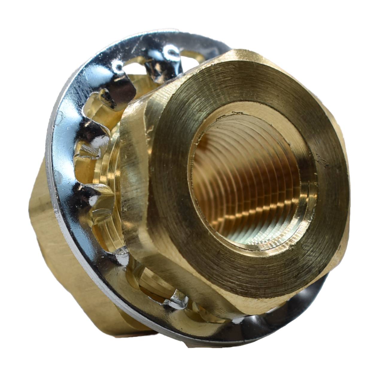 129A, Brass Bulkhead Fitting