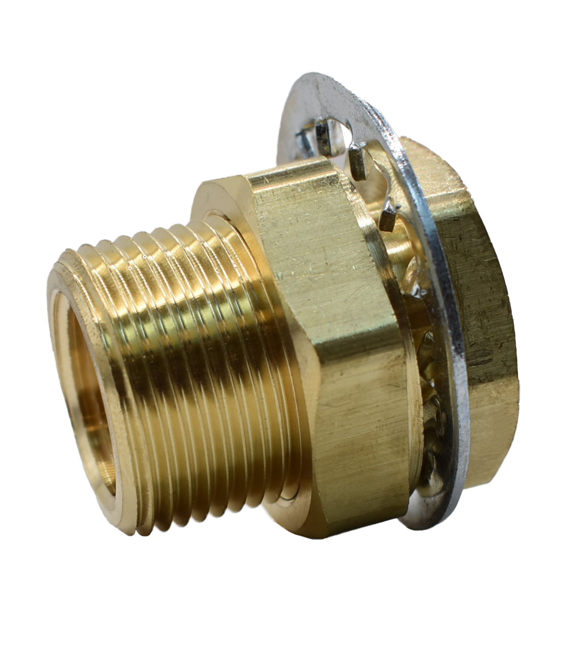 129A, Brass Bulkhead Fitting