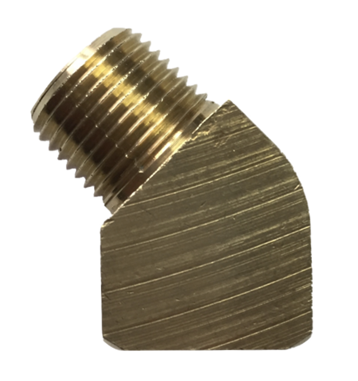 124A, 45° Brass Extruded Street Elbow