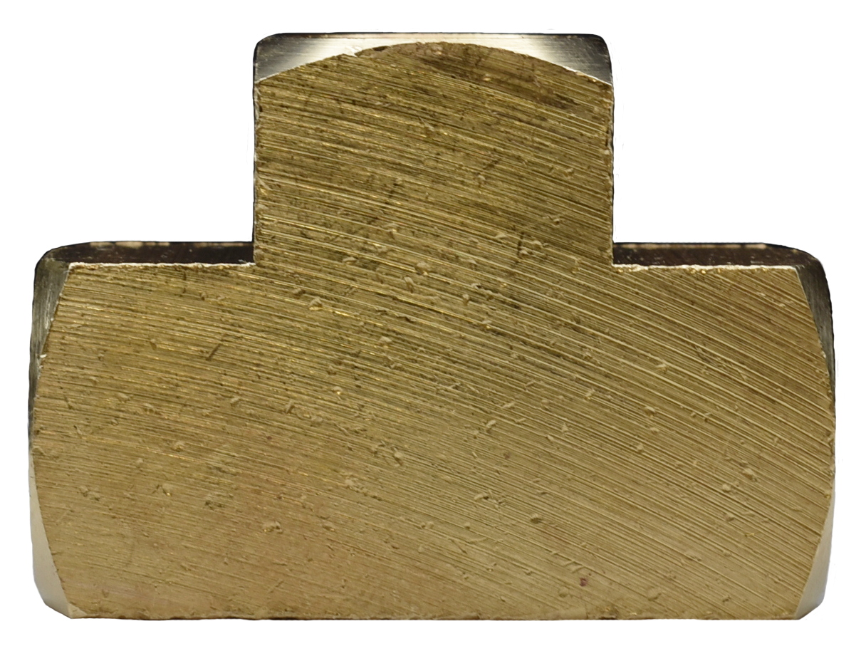 101A, Brass Female Pipe Tee Fitting
