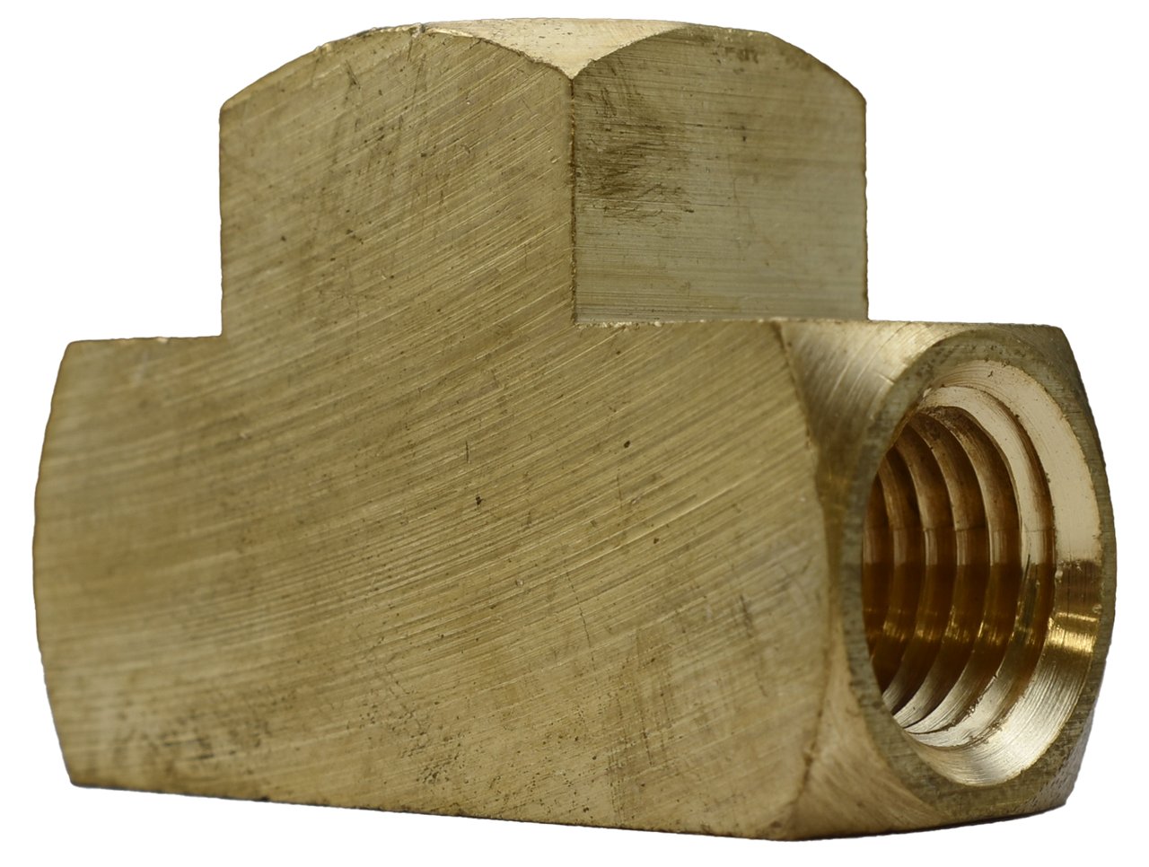 101A, Brass Female Pipe Tee Fitting