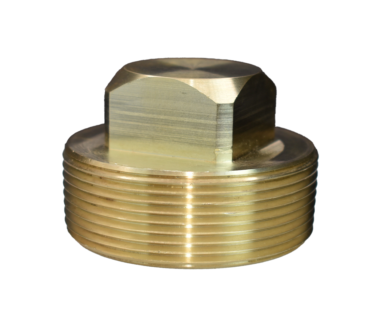 109A: Brass Square Head Plug