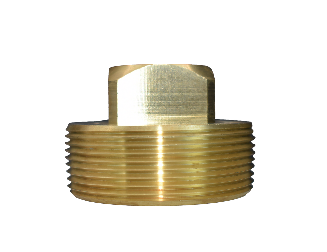 109A: Brass Square Head Plug