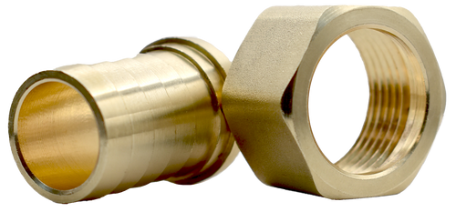 209A-SV, Brass Hose Barb to Swivel Ball End