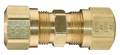 Brass Nylon Air Brake Compression Union Fitting, 62NAB Series