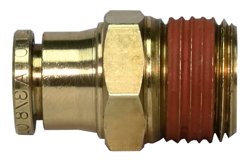 268PPDOT, DOT Air Brake Push to Connect Male Connector Fitting