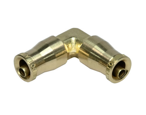 265PPDOT, Brass DOT Push to Connect 90° Union Elbow