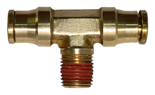 3/8" OD Tube Union Straight DOT Push To Connect Brass Fitting - 262PPDOT-6