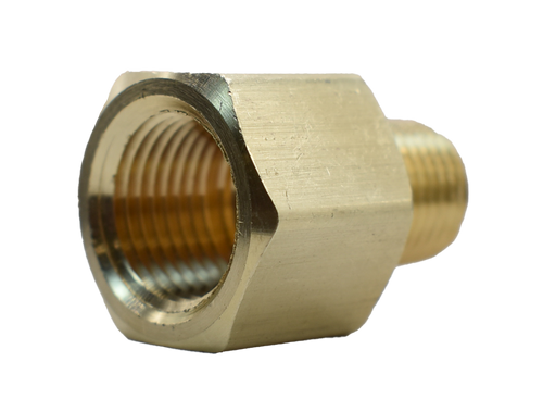 120A, Brass Pipe Adapter, FPT X MPT