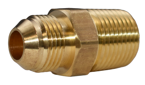 Brass 37° Male Flare Connector Fitting, U1-37° Series