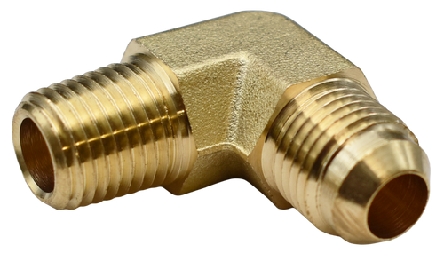 Brass 90° Male Flare (37°) Elbow Fitting, E1-37° Series