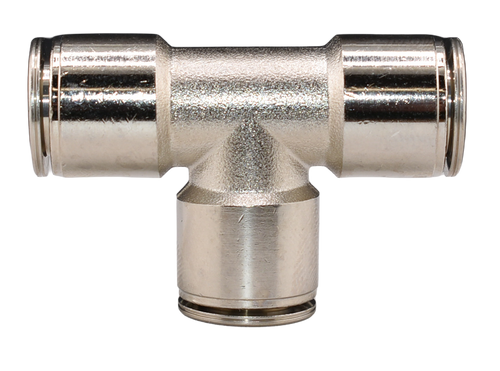 Brass Nickel Plated Push to Connect Union Tee, 264PPNI Series