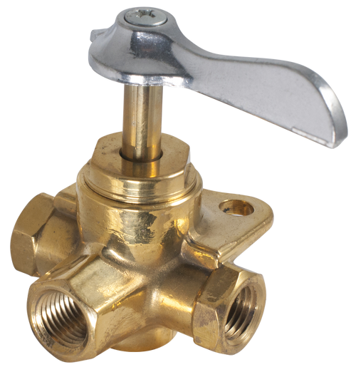 210C, Brass 3-Way Female Pipe Thread Marine Selector Valve