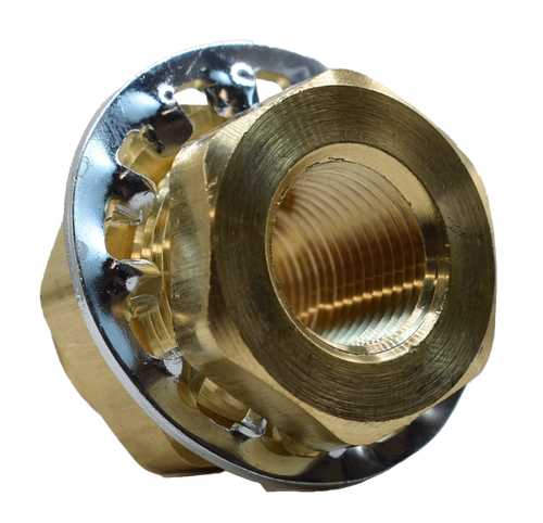 129A, Brass Bulkhead Fitting