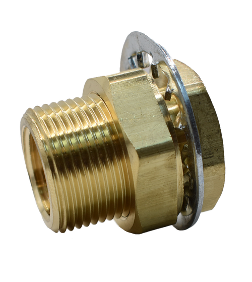 129A, Brass Bulkhead Fitting