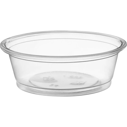 1.5 oz Clear Plastic Portion Cups - 2500 PCS (DK)