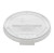 White Flat Hot Cup Lids with Tear-Back Tab (Fits 10-24 oz) - 1000 PCS (DK)