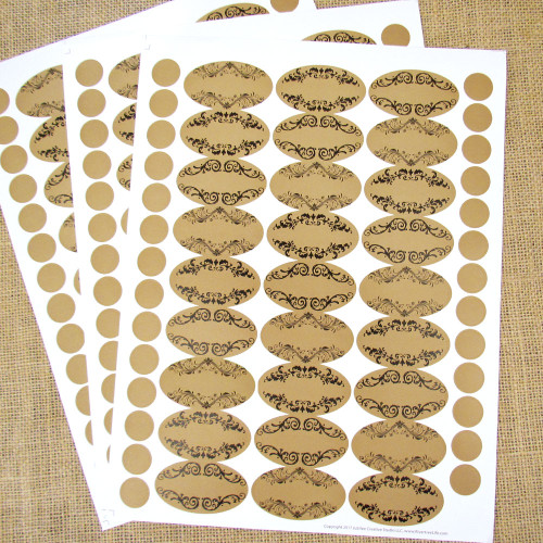 81 Blank Apothecary Poly Weatherproof Labels for Essential Oil DIY Products