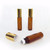 5ml Brown Amber Glass Roll On Bottle w/Stainless Steel Ball - Set of 3