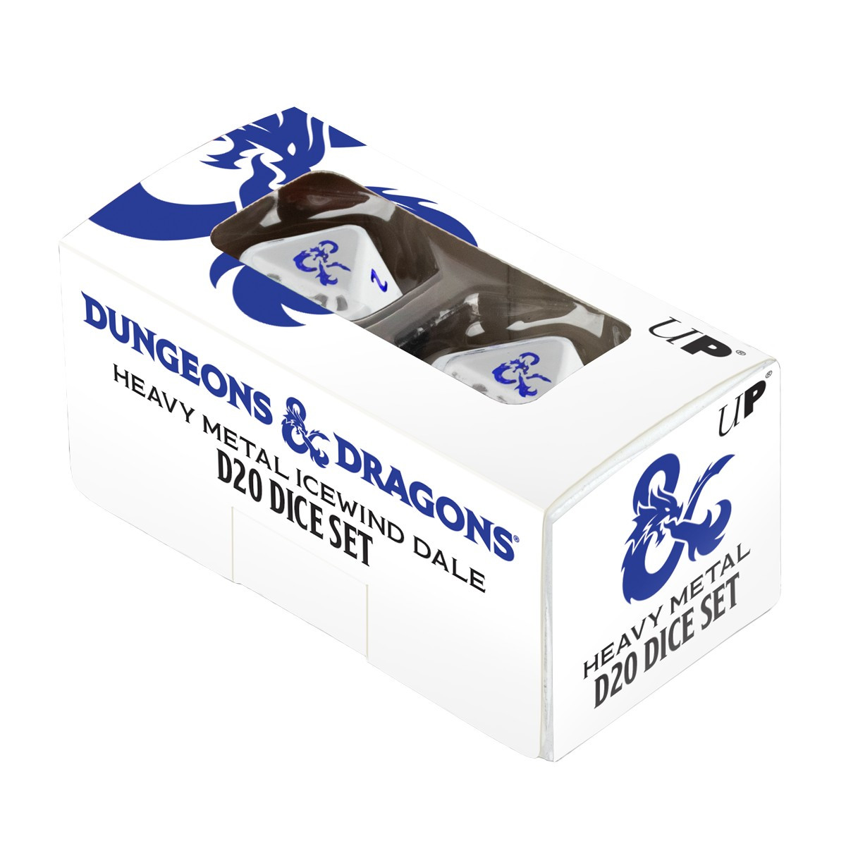 Heavy Metal Dice D&D Icewind Dale D20 2 Piece Set - Ultra Pro