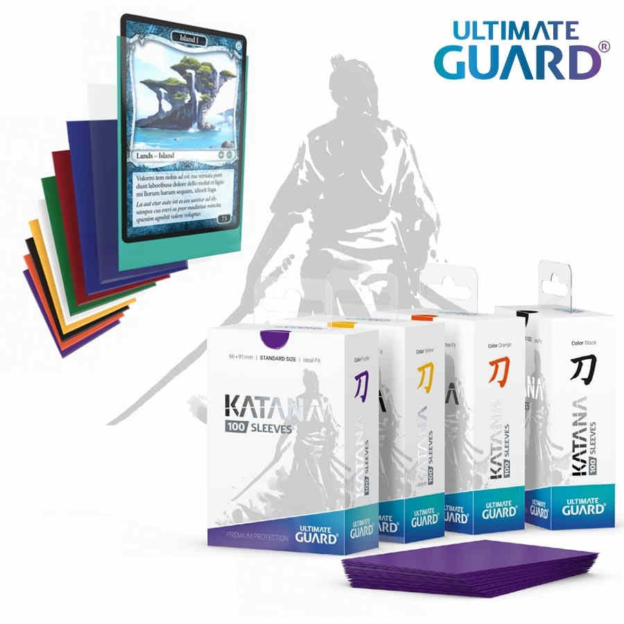 Katana Sleeves Standard Size Orange - Ultimate Guard - Atlantis Hobby