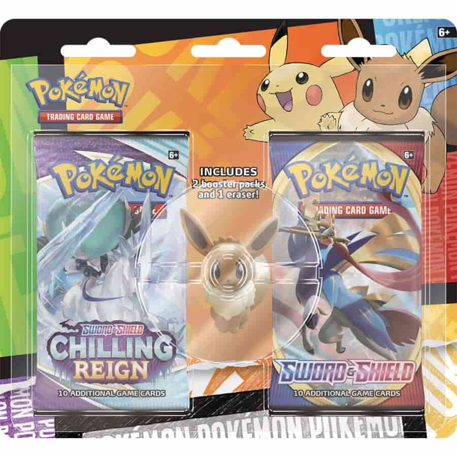 Back to School Eraser Blister Pokemon Atlantis Hobby