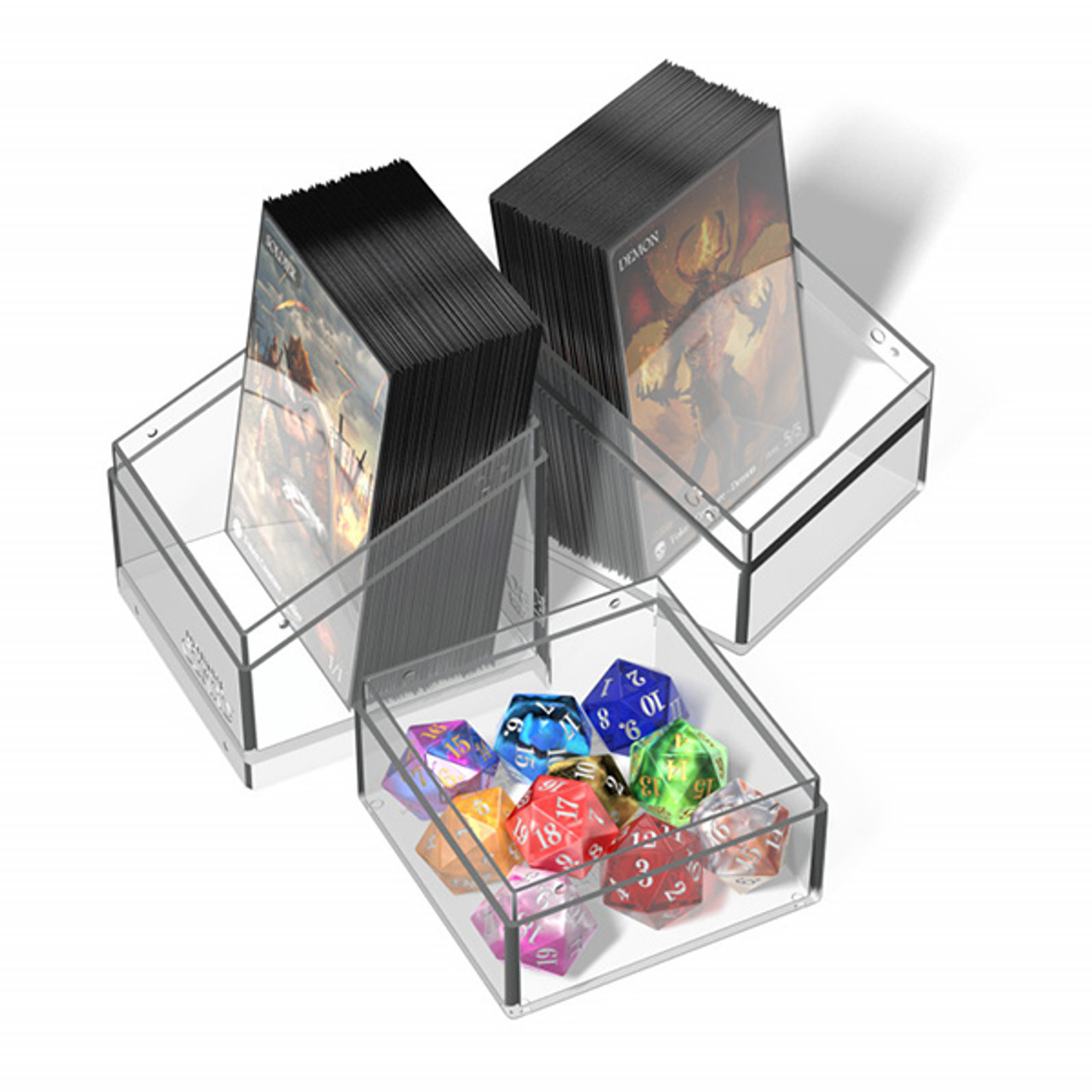 Deck Case Boulder'n'Tray 100+ Standard Size Clear Ultimate Guard