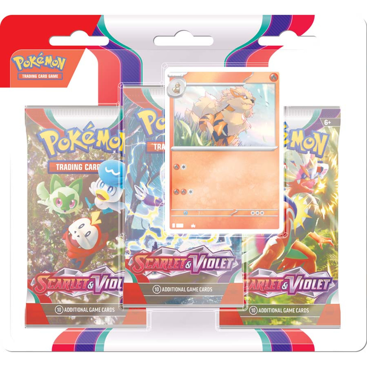 Pokémon: Antibacterial Lunch Box - Scarlet and Violet - 400/280/180ml - Set  of 3