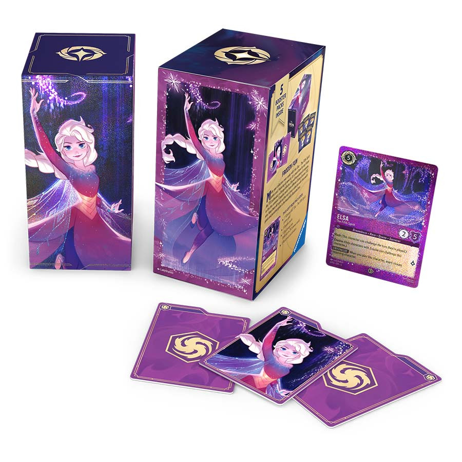 ロルカナ　エルサ ELSA 英語版　4枚セット　Disney Lorcana ELSA - GIFT SET - DISNEY LORCANA - Atlantis Hobby