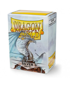 Silver - Matte - Dragon Shield Sleeves (100ct) Silver - Matte - Dragon Shield Sleeves (100ct)
