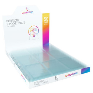 9 Pocket Pages Toploading Clear (50 Pages) - GameGenic 9 Pocket Pages Toploading Clear (50 Pages) - GameGenic