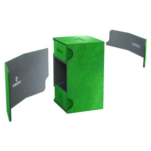 Green WatchTower 100+ Convertible Deck Box - GameGenic Green WatchTower 100+ Convertible Deck Box - GameGenic