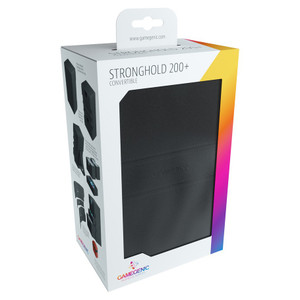 Black StrongHold 200+ Convertible Deck Box - GameGenic Black StrongHold 200+ Convertible Deck Box - GameGenic
