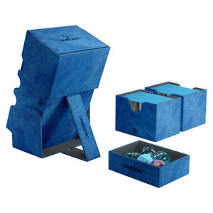 Blue StrongHold 200+ Convertible Deck Box - GameGenic Blue StrongHold 200+ Convertible Deck Box - GameGenic
