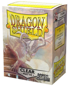 100ct Box Non Glare Matte Clear - Dragon Shield 100ct Box Non Glare Matte Clear - Dragon Shield