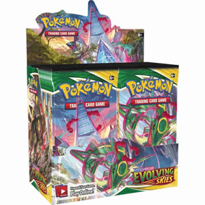 SWORD AND SHIELD - EVOLVING SKIES BOOSTER BOX - POKEMON SWORD AND SHIELD - EVOLVING SKIES BOOSTER BOX - POKEMON