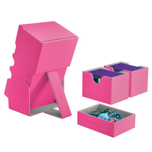 Pink StrongHold 200+ Convertible Deck Box - GameGenic Pink StrongHold 200+ Convertible Deck Box - GameGenic