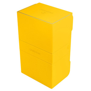 Yellow StrongHold 200+ Convertible Deck Box - GameGenic Yellow StrongHold 200+ Convertible Deck Box - GameGenic
