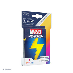 MARVEL CHAMPIONS SLEEVES: MS. MARVEL - GameGenic MARVEL CHAMPIONS SLEEVES: MS. MARVEL - GameGenic